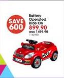 Battery Operated Ride On