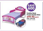 Toddler Beds Frozen/Spiderman-Each