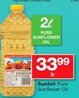 Sunfoil Pure Sunflower Oil-2L