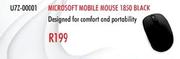 Microsoft Mobile Mouse 1850 Black U7Z-00001