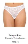 Temptation Diamante Thong Panties