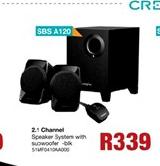 Creative 2.1 Channel Speaker System With Subwoofer