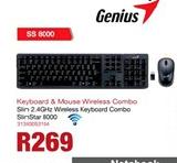 Genius Keyboard & Mouse Wireless Combo
