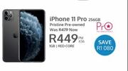 Apple iPhone 11 Pro 256GB (Pristine Pre Owned)-On 1GB Red Core