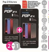 2 x Techno Pop 2x Aurora-On Red Flexi 65 & Promo 65 PMx24