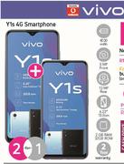 2 x Vivo Y1s 4G Smartphone-On Red Flexi 125 & Promo 65 PMx24