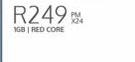 Huawei Nova Y70 Plus Smartphone-On 1GB Red Core (24 Months)
