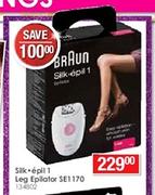 Braun Silk-Epil 1 Leg Epilator SE1170