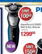 Philips Aqua Touch S5420 Wet & Dry Shaver