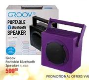 Groov Portable Bluetooth Speaker