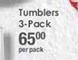 Tumblers 3-Pack-Per Pack