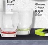 Glasses 3-Pack-Per Pack
