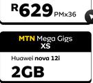 2 x Huawei Nova 12i-On MTN Mega Gigs