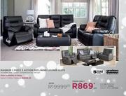 Grafton Everest Magnum 3 Piece 3 Action Reclinning Lounge Suite
