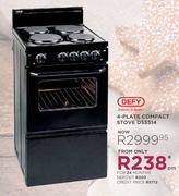 Defy 4 Plate Compact Stove DSS514
