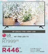 LG 49" (124cm) FHD LED TV