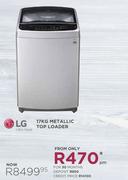 LG 17Kg Metallic Top Loader