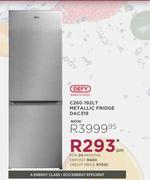 Defy C260 192Ltr Metallic Fridge DAC319