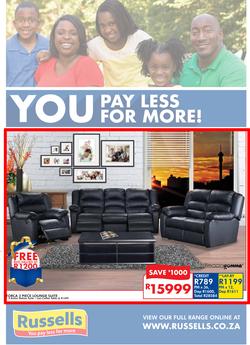 Russells : You Pay Less For More (15 Oct - 18 Nov 2018), page 1