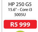 HP 250 G5 15.6" Core i3 5005U Notebook