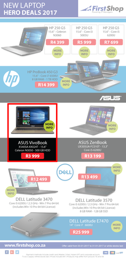 First Shop : Laptops (3 Jan - 31 Jan 2017), page 1