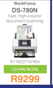 Epson Workforce DS-780N Scanner B11B227401BA