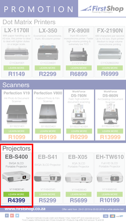 First Shop : Epson Promotion (29 Jan - 5 Feb 2019), page 2