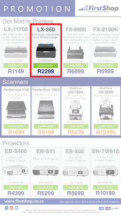 First Shop : Epson Promotion (29 Jan - 5 Feb 2019), page 2