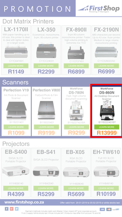 First Shop : Epson Promotion (29 Jan - 5 Feb 2019), page 2
