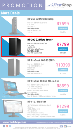 First Shop : HP Promotion (22 Jan - 31 Jan 2019), page 3