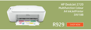 HP Deskjet 2720 Multifunction Colour A4 Inkjet Printer 3XV18B