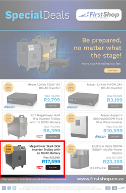First Shop : Load Shedding (25 January - 01 February 2023), page 1