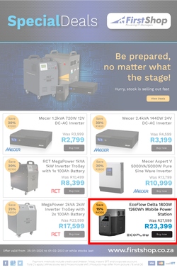First Shop : Load Shedding (25 January - 01 February 2023), page 1