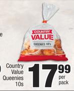 Country Value Queenies-10s Per Pack
