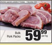 Bulk Pork Packs-Per Kg