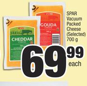 Spar Vacuum Packed Cheese (Selected)-700g Each