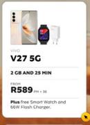 Vivo V27 5G-On 2GB And 25 Min