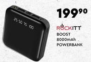 Rockitt Boost 8000 mAh Powerbank