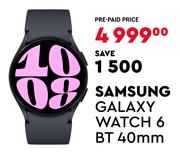 Samsung Galaxy Watch 6 BT 40mm