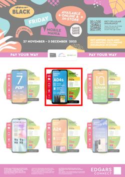 Edgars : Black Friday Mobile Mania (27 November - 3 December 2023), page 1