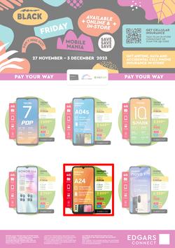 Edgars : Black Friday Mobile Mania (27 November - 3 December 2023), page 1