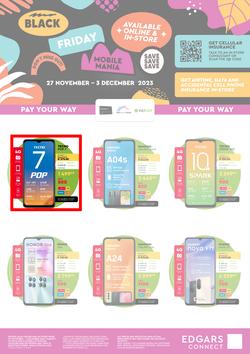 Edgars : Black Friday Mobile Mania (27 November - 3 December 2023), page 1
