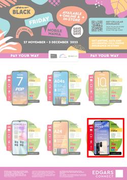 Edgars : Black Friday Mobile Mania (27 November - 3 December 2023), page 1