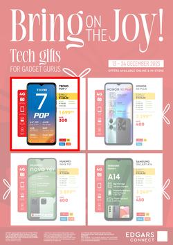 Edgars Connect : Tech Gifts (13 December - 24 December 2023), page 1
