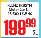 Klenz Trusyn Motor Car Oil RS-500 15W-40-5L
