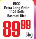 Rico Extra Long Grain 1121 Sella Basmati Rice-5Kg
