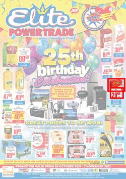 Elite Cash & Carry : 25th Birthday Celebrating (20 October - 07 November 2021), page 1