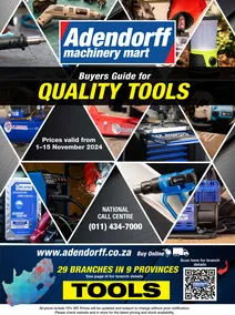 Adendorff : Buyers Guide For Quality Tools (01 November - 15 November 2024)