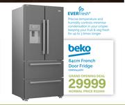 Beko 84cm French Door Fridge GNE60532DX