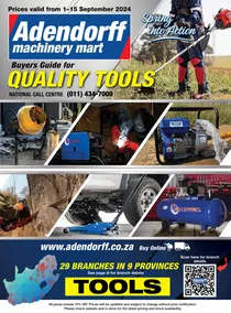 Adendorff : Buyers Guide For Quality tools (01 September - 15 September 2024)